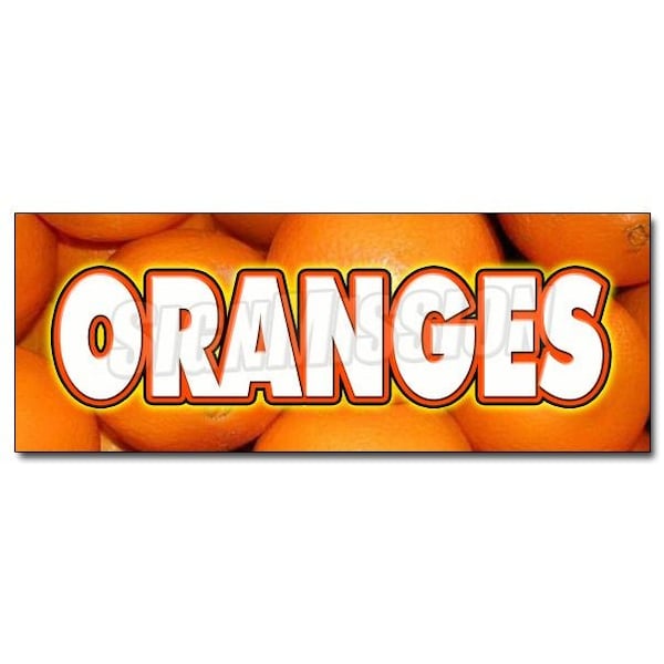 Safety Sign, 48 in Height, Vinyl, 18 in Length, Oranges